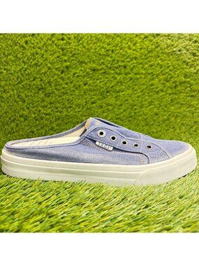 Taos EZ Soul Womens Size 10 Blue Casual Slip On Laceless Mule Shoes Sneakers